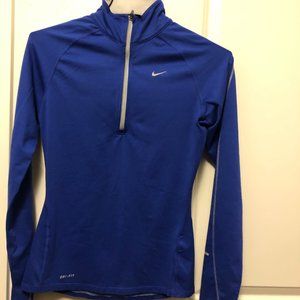 Nike extra small royal blue and gray athletic top